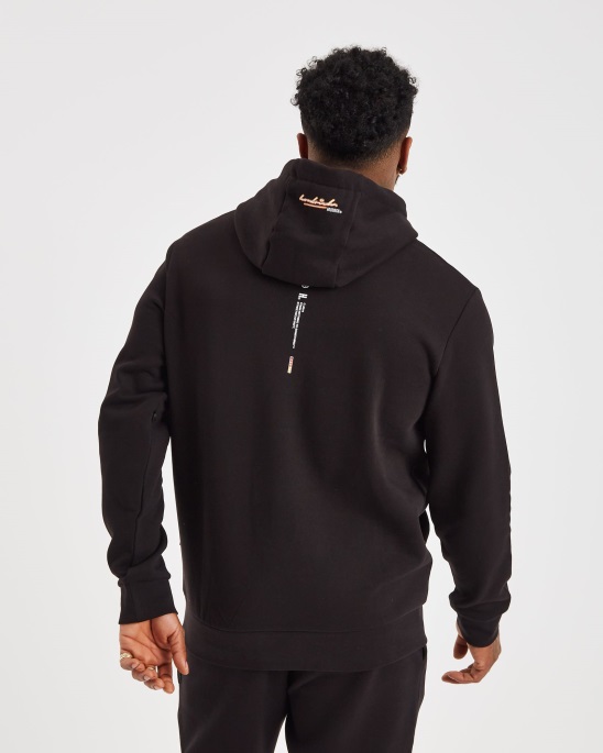 Hoodrich Schwarz/weiß/gelber Og-Tinten-Hoodie