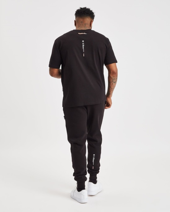 Hoodrich Og Ink Jogginghose Schwarz/weiß/gelb