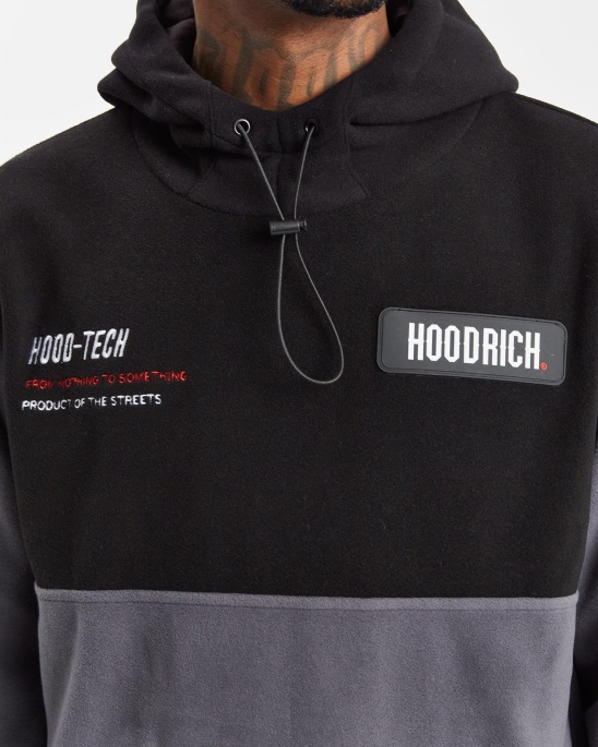 Iron Gate/schwarz/weißer Hoodrich Og Everest Hoodie