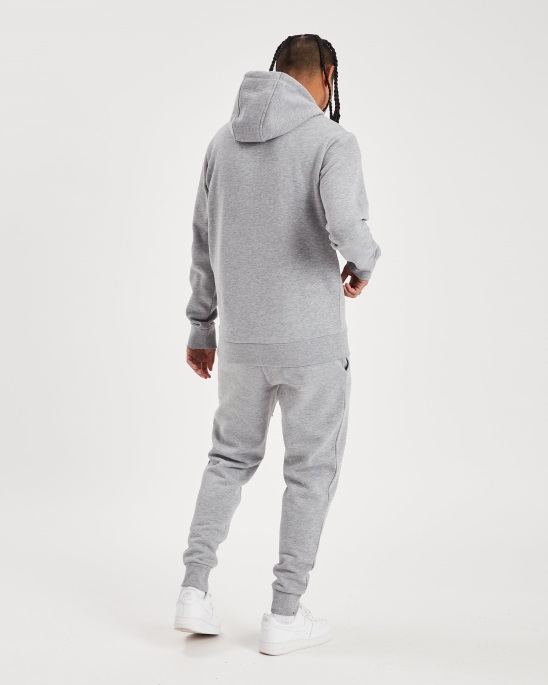 Hoodrich Heather Grey/Blau Und Pazifik-Hoodie