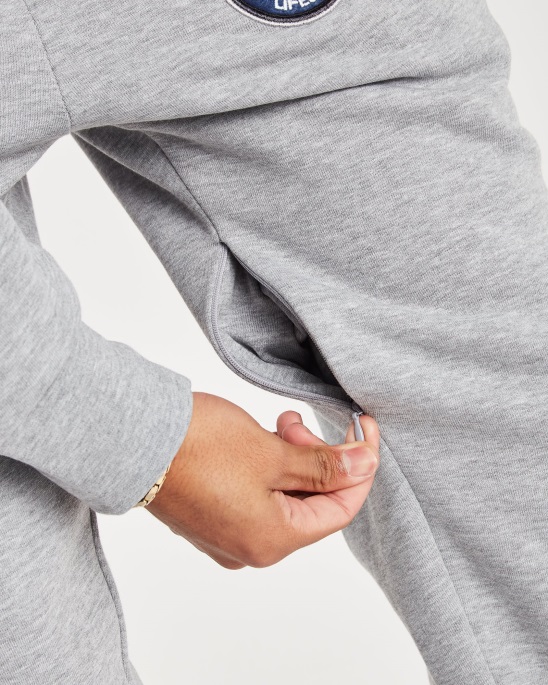 Hoodrich Og Pacific Jogginghose Grau Meliert/blau