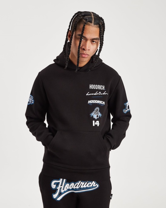 Og Stadium Hoodie Hoodrich Schwarz/weiß/blau (Vorbestellung)