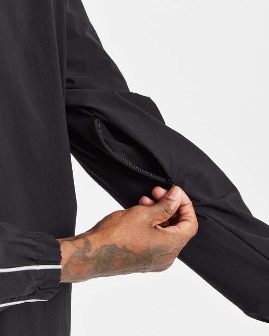 Hoodrich Schwarz/reflektierendes Og-Reflektor-Trainingsoberteil