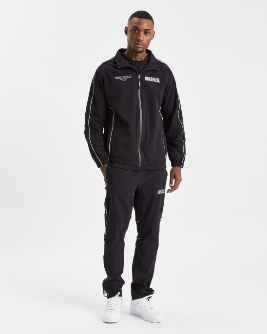 Hoodrich Schwarz/reflektierendes Og-Reflektor-Trainingsoberteil