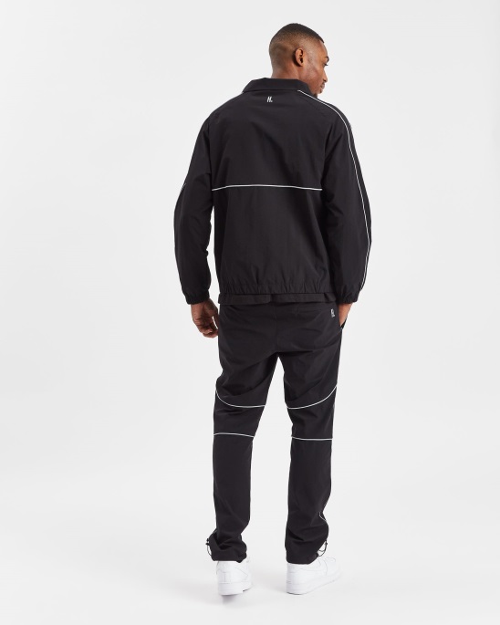 Hoodrich Schwarz/reflektierendes Og-Reflektor-Trainingsoberteil