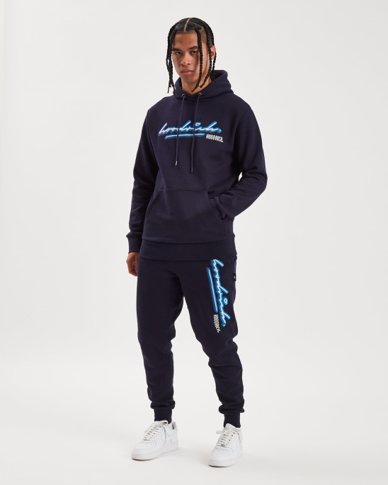 Navy/weiß/azurblau Og Ink Jogger Hoodrich