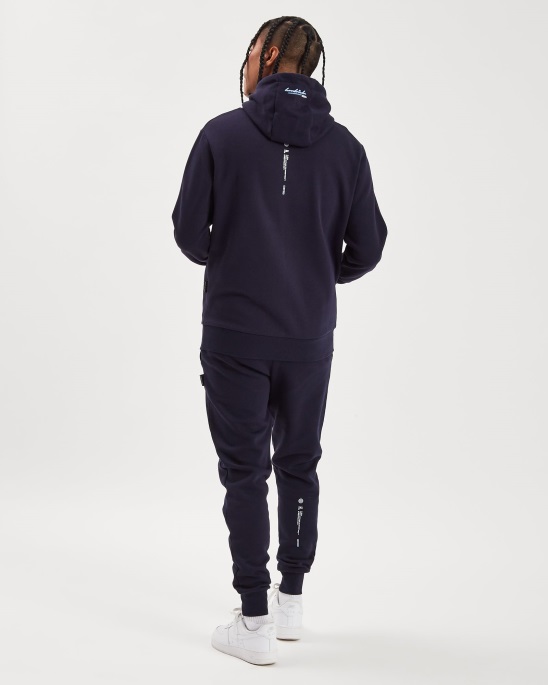 Navy/weiß/azurblau Og Ink Jogger Hoodrich