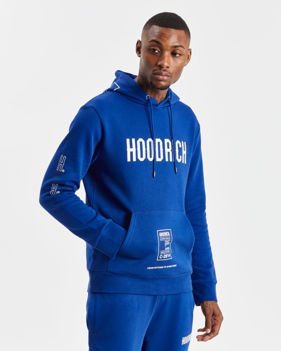 Og Akira V6 Hoodie Hoodrich Sodalithblau/weiß/schwarz