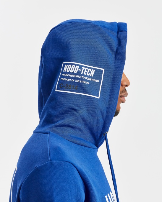 Og Akira V6 Hoodie Hoodrich Sodalithblau/weiß/schwarz