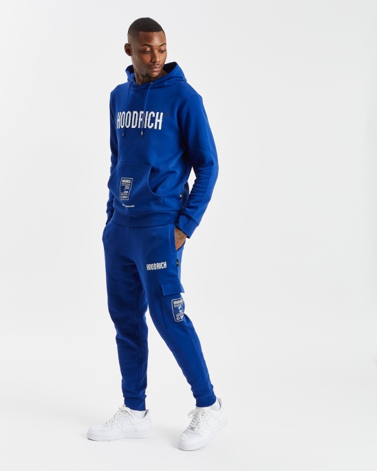 Og Akira V6 Cargo-Jogginghose Sodalithblau/weiß/schwarz Hoodrich