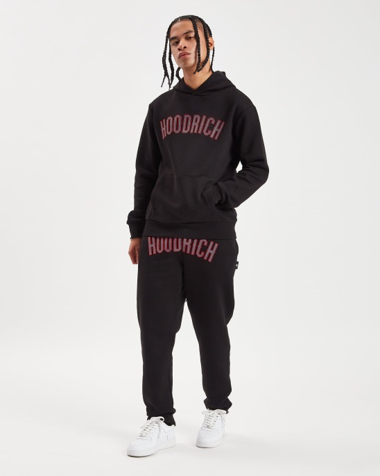 Hoodrich Og Essence Jogginghose Schwarz/lychee/iron Gate