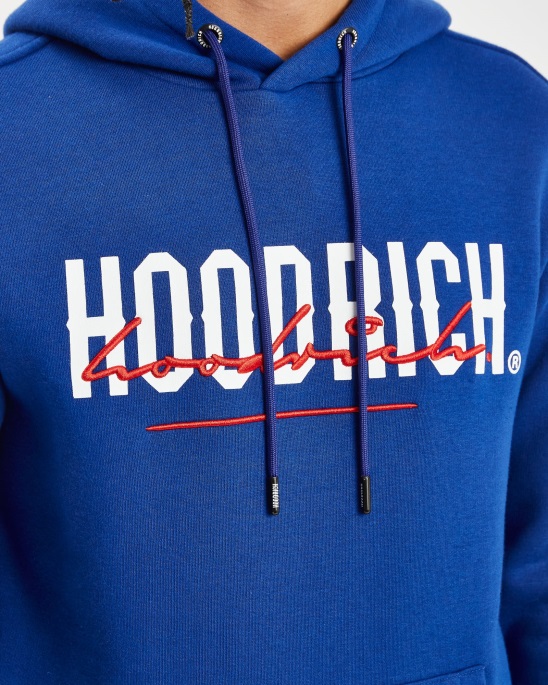Og Blend Hoodie Hoodrich Sodalithblau/Weiß/Litschi