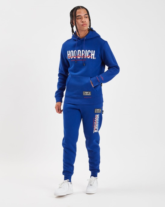 Og Blend Hoodie Hoodrich Sodalithblau/Weiß/Litschi