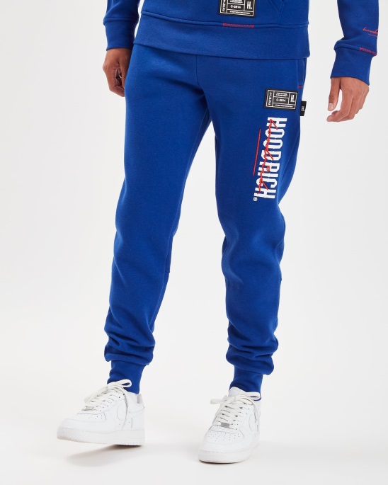 Jogginghose Aus Og-Mix Sodalithblau/Weiß/Litschi Hoodrich