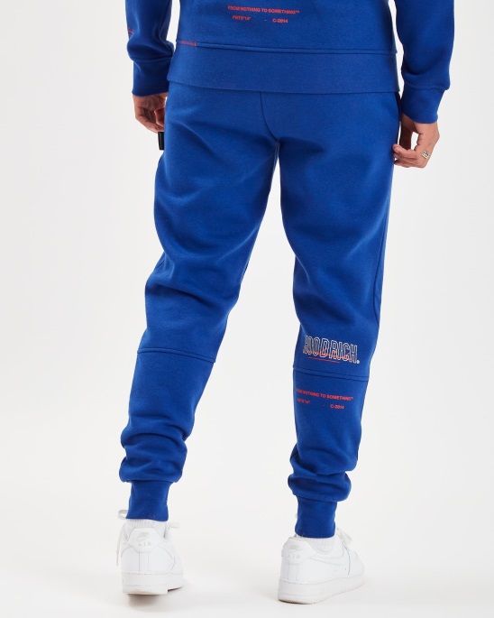 Jogginghose Aus Og-Mix Sodalithblau/Weiß/Litschi Hoodrich