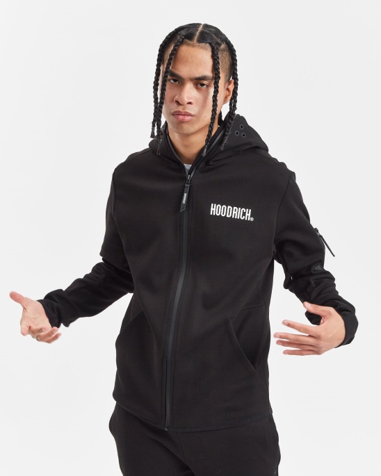 Hoodrich Schwarz/weißer Og Tugend Hoodie