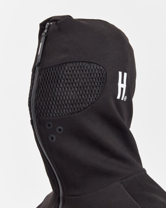 Hoodrich Schwarz/weißer Og Tugend Hoodie