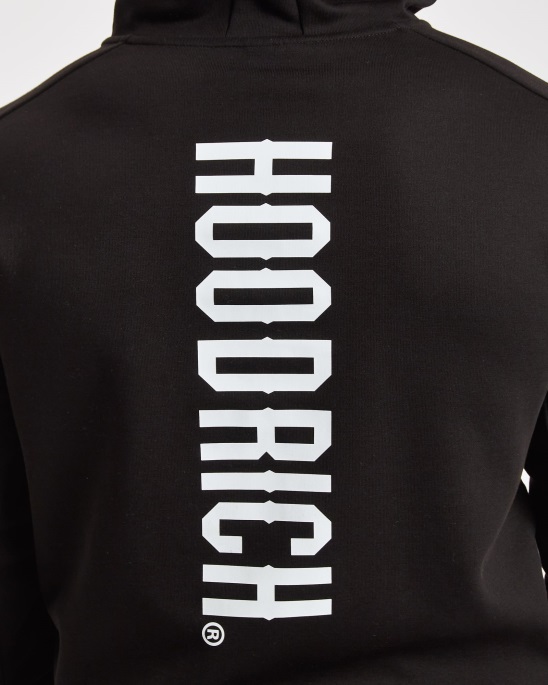 Hoodrich Schwarz/weißer Og Tugend Hoodie