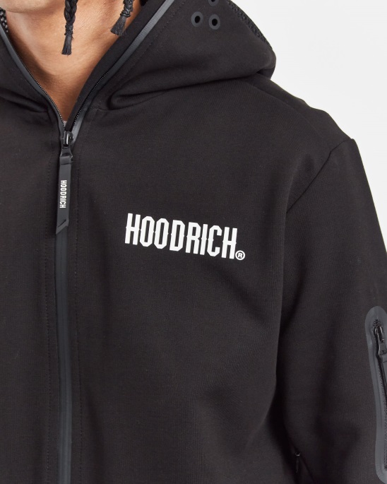 Hoodrich Schwarz/weißer Og Tugend Hoodie