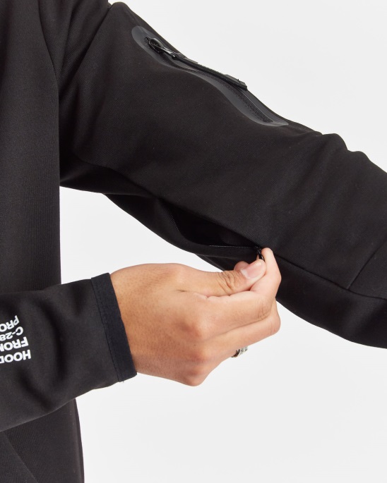 Hoodrich Schwarz/weißer Og Tugend Hoodie