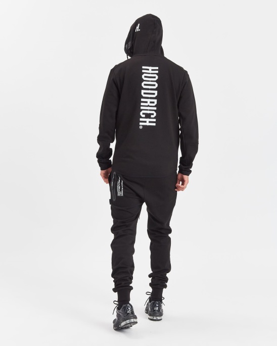 Hoodrich Schwarz/weißer Og Tugend Hoodie