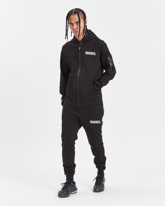 Hoodrich Schwarz/weißer Og Tugend Hoodie