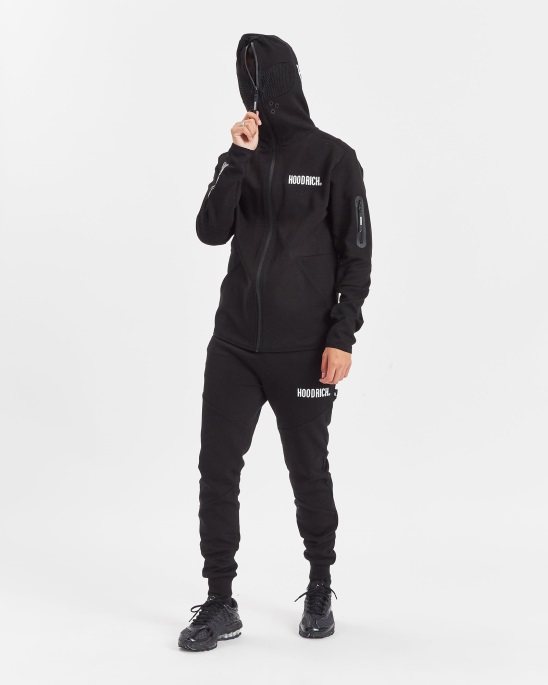 Hoodrich Schwarz/weißer Og Tugend Hoodie