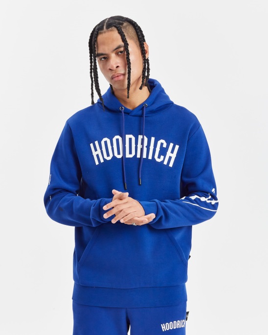 Hoodrich Og Tycoon Hoodie In Sodalithblau/Weiß/Schwarz