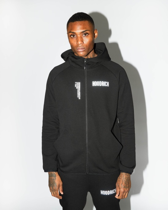 Og Phaze Track Top Hoodrich Schwarz/reflektierend