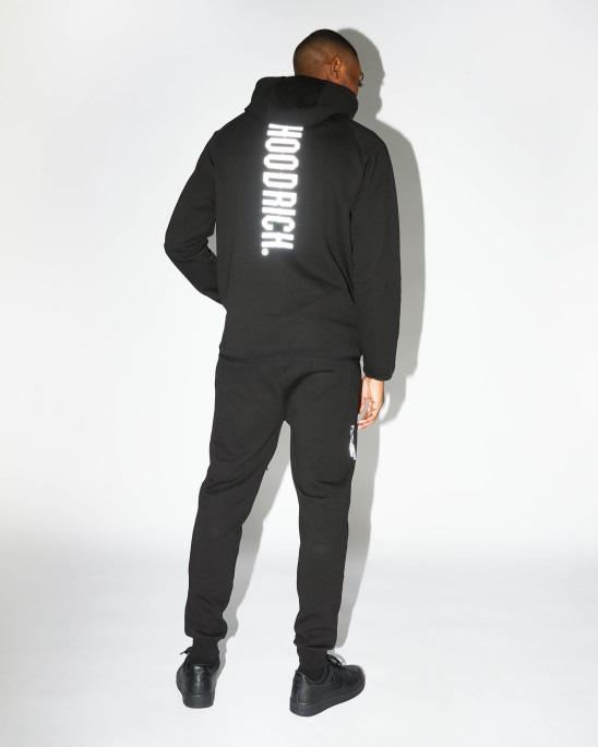 Og Phaze Track Top Hoodrich Schwarz/reflektierend