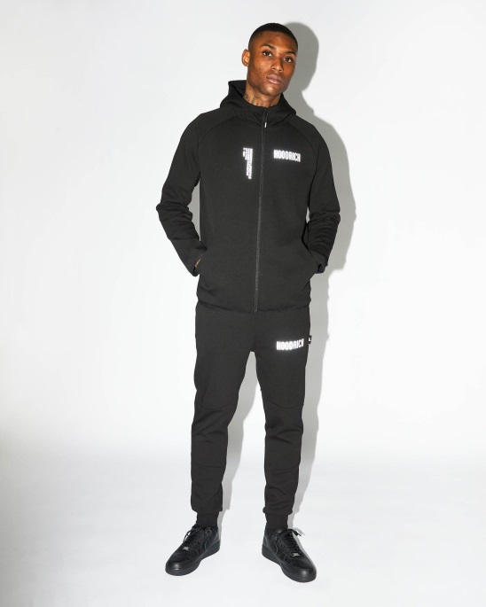 Og Phaze Track Top Hoodrich Schwarz/reflektierend