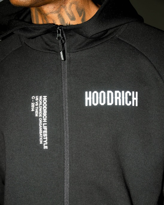 Og Phaze Track Top Hoodrich Schwarz/reflektierend