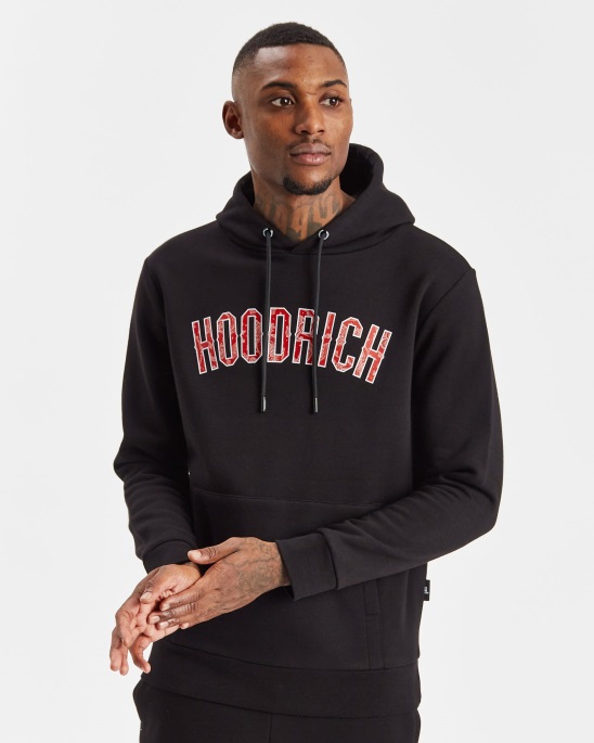 Og Paisley Hoodie Schwarz/rot/weiß Hoodrich