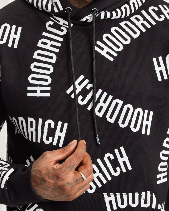 Hoodrich Schwarz/Weiß Og Repro Hoodie