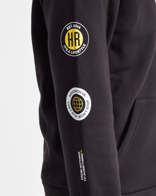 Hoodrich Og Mark Hoodie Schwarz/weiß/leuchtend