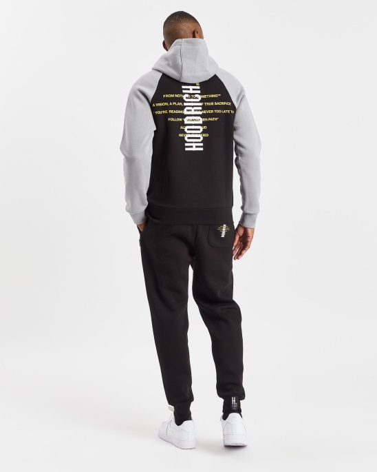 Schwarz/schneeregen/weiß/narzisse Und Levelz Hoodie Hoodrich