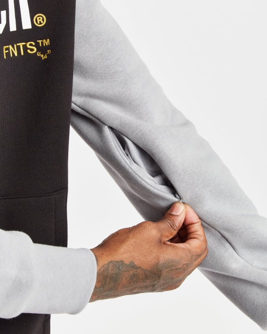 Schwarz/schneeregen/weiß/narzisse Und Levelz Hoodie Hoodrich