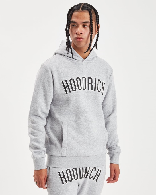 Hoodrich Heather Grey/White/Black Und Essence Hoodie