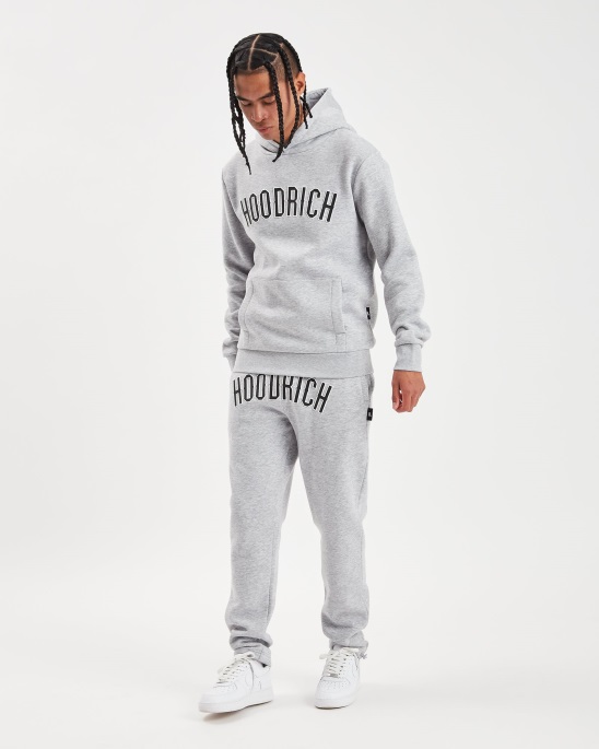 Hoodrich Heather Grey/White/Black Und Essence Hoodie