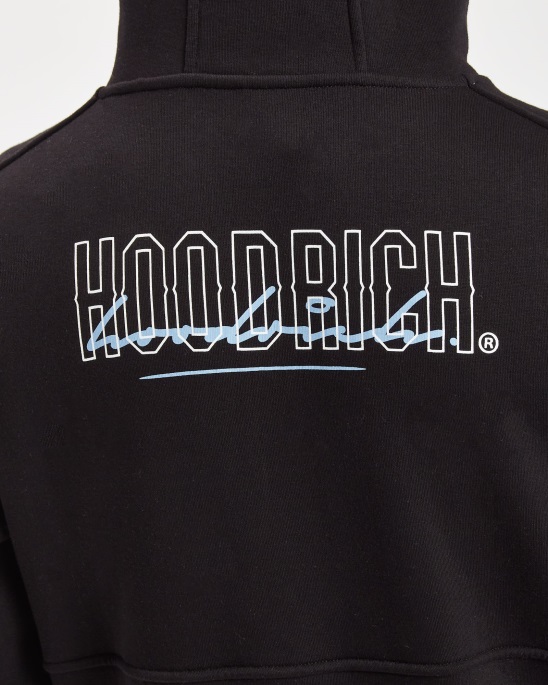 Hoodrich Og Blend Hoodie Schwarz/placid Blue