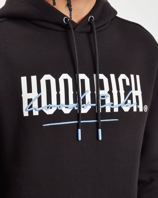 Hoodrich Og Blend Hoodie Schwarz/placid Blue