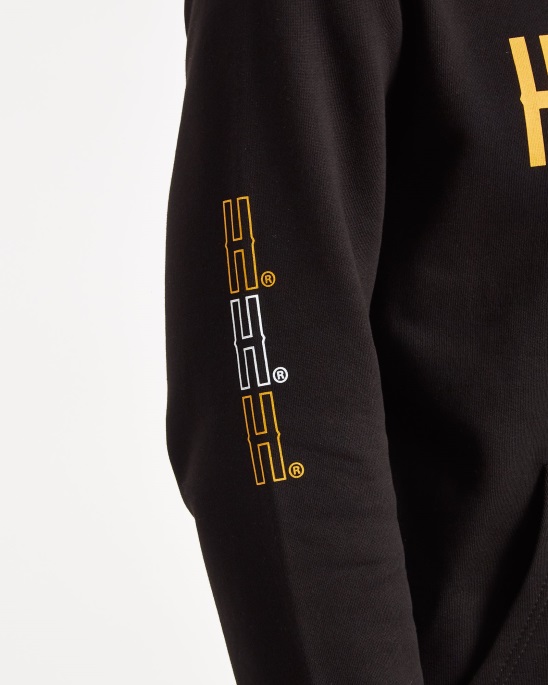 Schwarz/gelb/weißer Hoodrich Og Akira V6 Hoodie