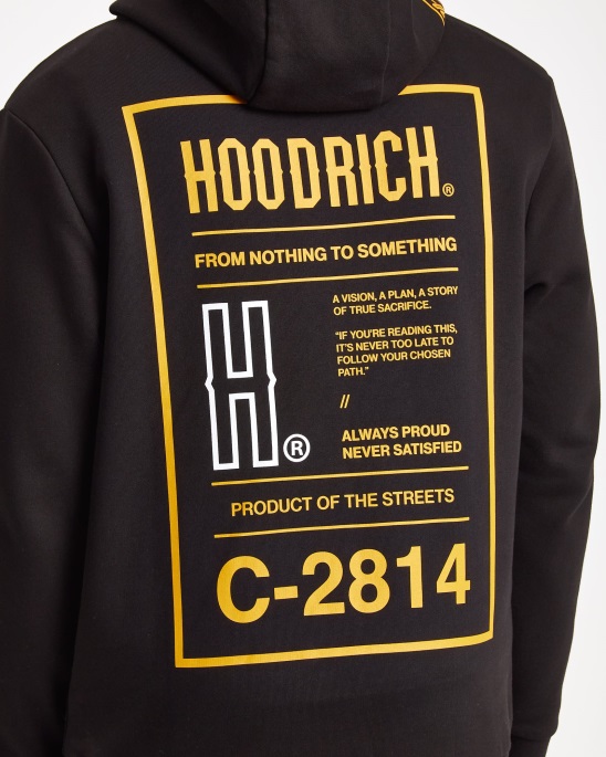Schwarz/gelb/weißer Hoodrich Og Akira V6 Hoodie
