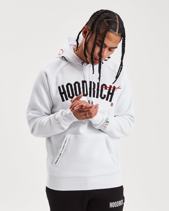 Og Heat Hoodie Hoodrich Weiß/Schwarz/Litschi