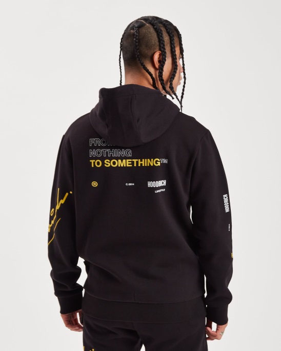 Og Tycoon Hoodie Black/daffodil Hoodrich