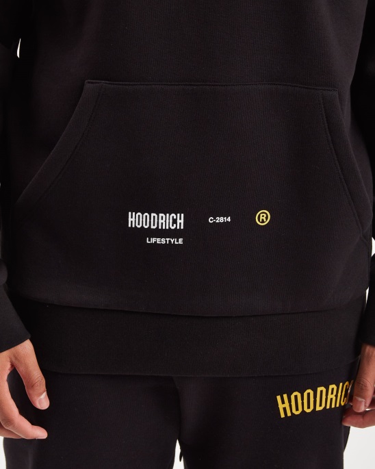 Og Tycoon Hoodie Black/daffodil Hoodrich