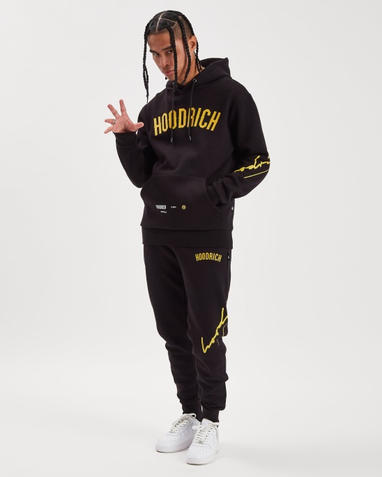 Og Tycoon Hoodie Black/daffodil Hoodrich