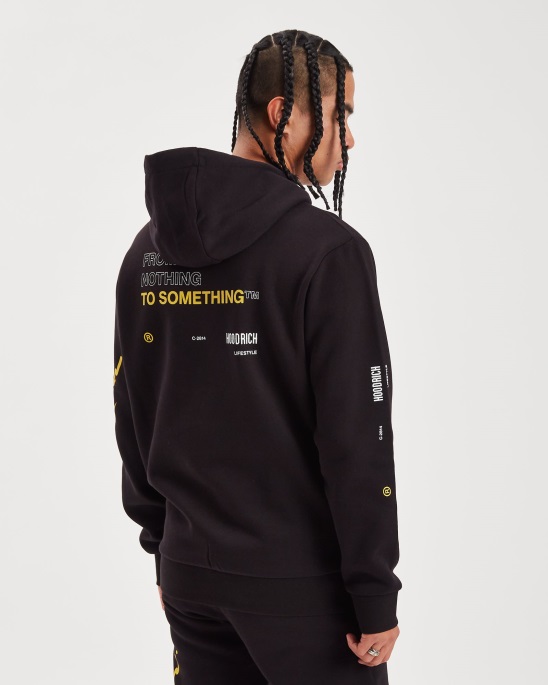 Og Tycoon Hoodie Black/daffodil Hoodrich