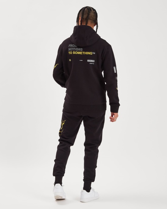 Og Tycoon Hoodie Black/daffodil Hoodrich