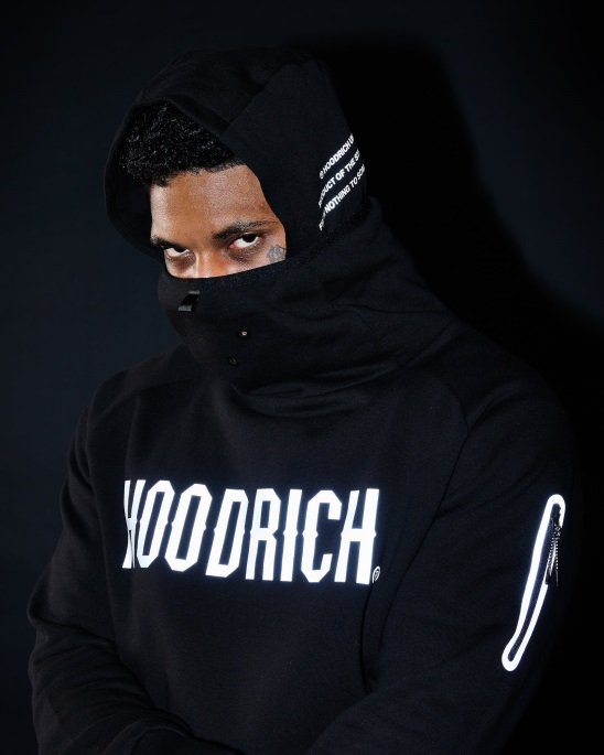 Hoodrich Schwarz/reflektierender Og Sight Hoodie